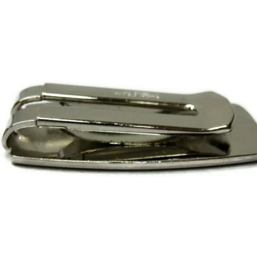 Vintage Anson Money Clip Antique Car Silver Tone Used
